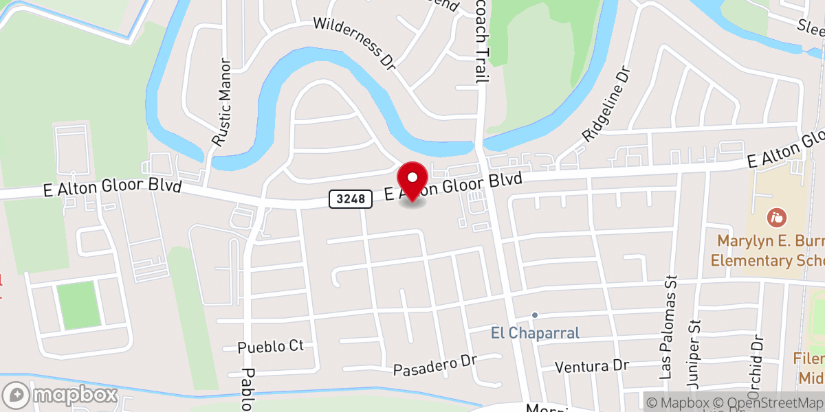 Map showing location of Central Christian Church