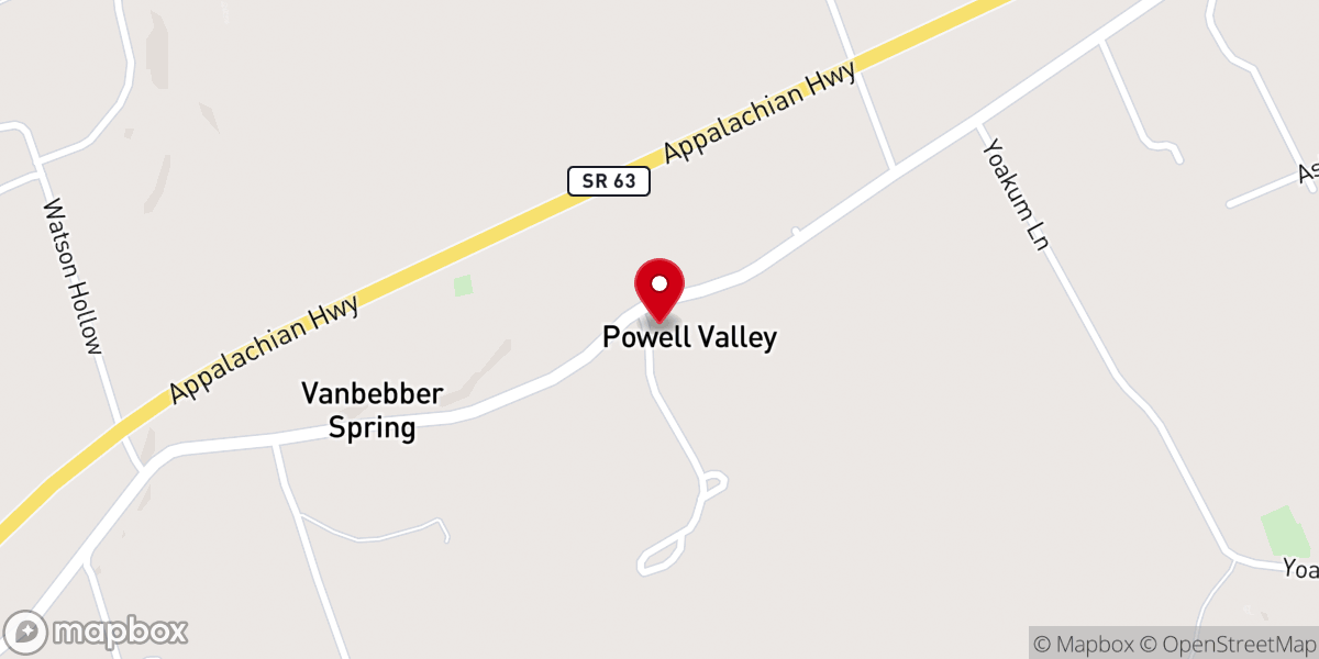 Map showing location of Christian Academy Baptist Church