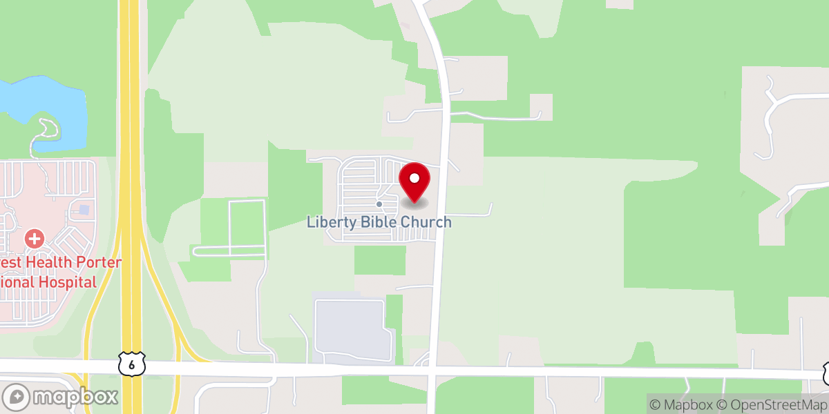 Map showing location of Liberty Zone