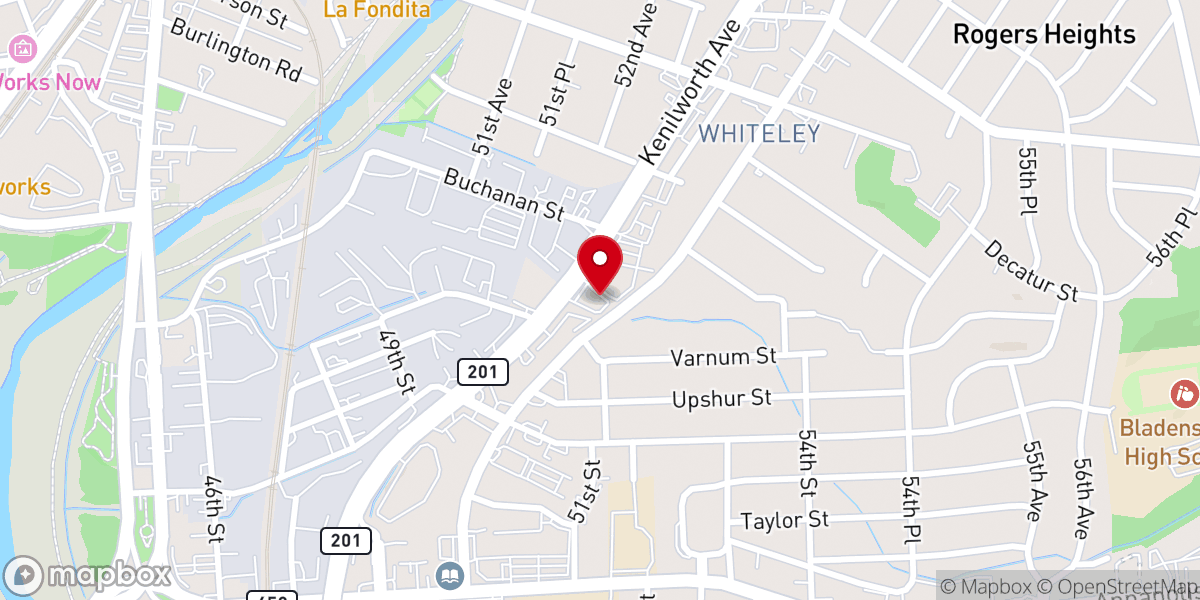 Map showing location of iglesia el sembrador