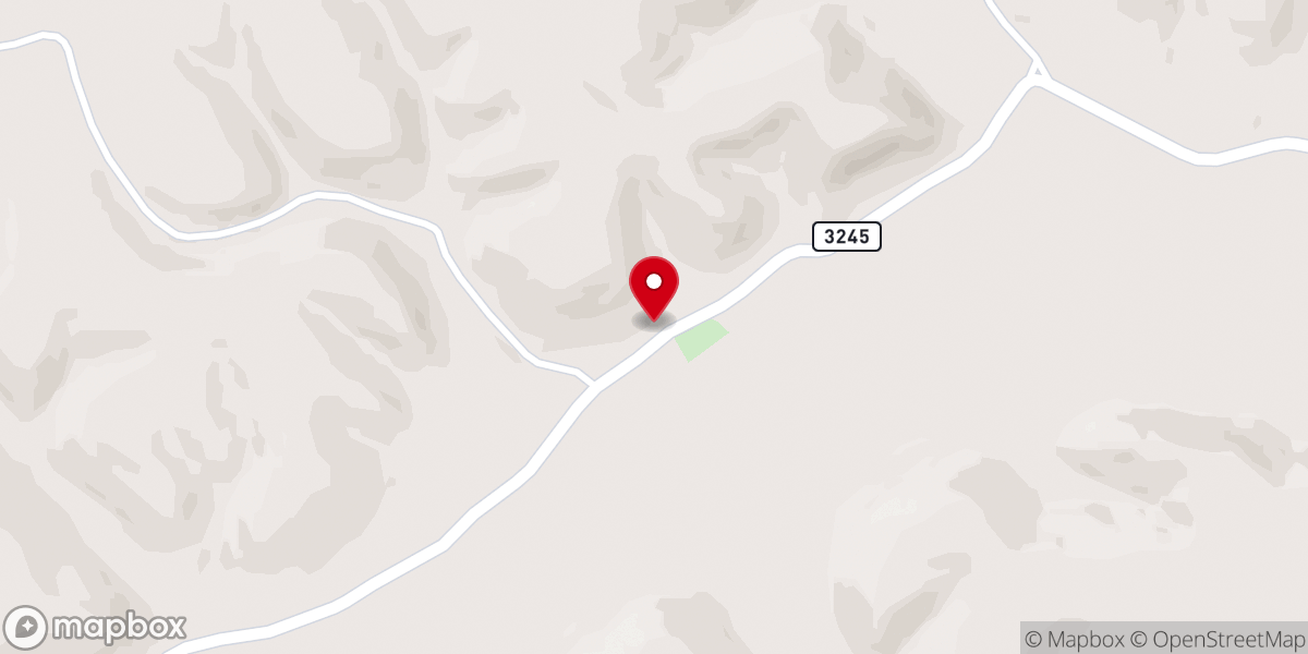Map showing location of Brodhead Church of God