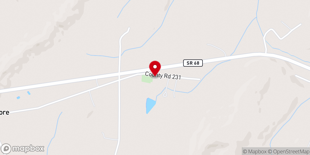 Map showing location of Beulah Chapel Church Of The Nazarene