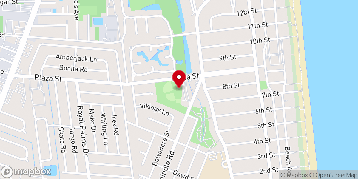 Map showing location of Jack Russell Park