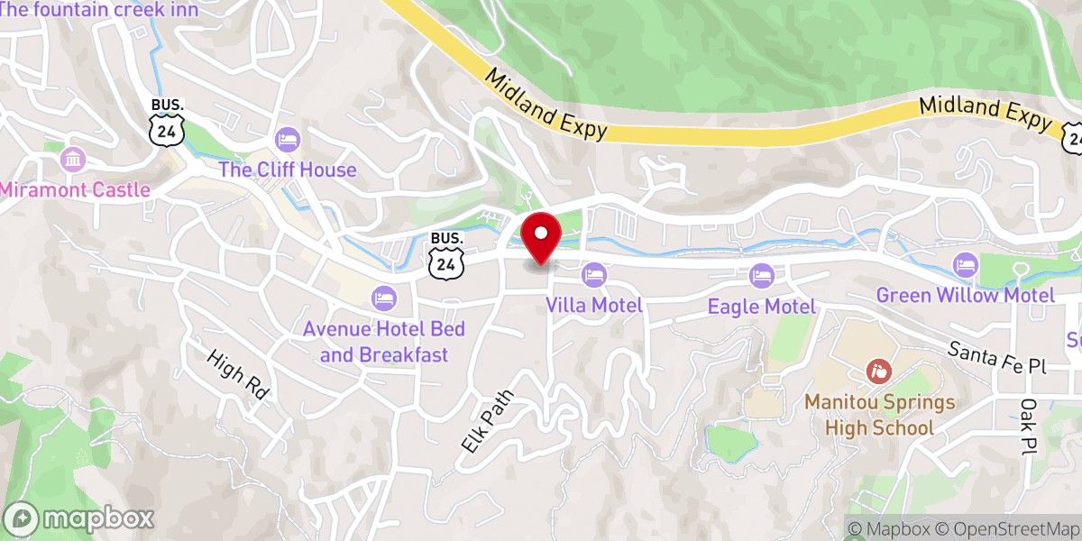 Map showing location of Souls Church