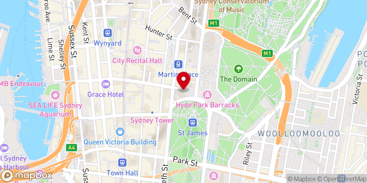 Map showing location of St James’ Church