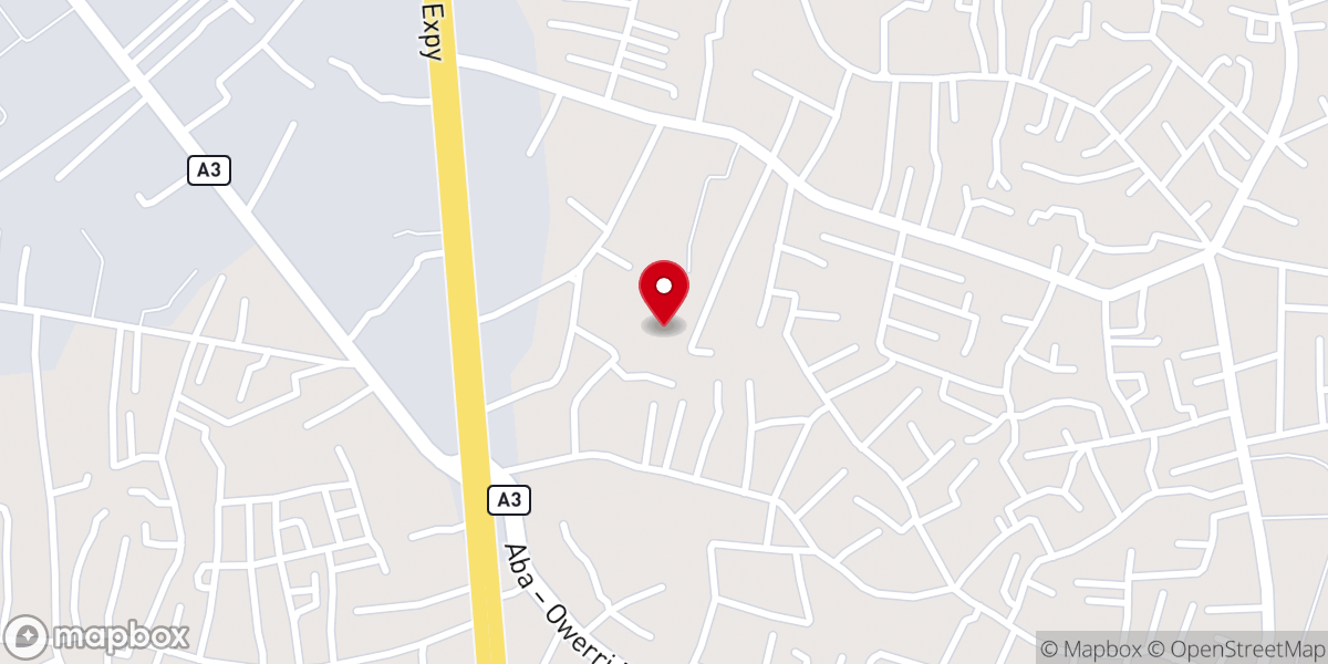 Map showing location of Stella Maris Catholic church