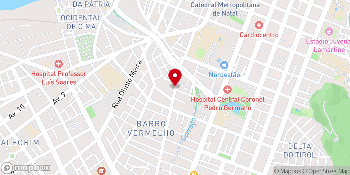 Map showing location of Igreja Batista Do Avivamento