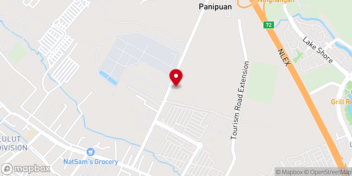 Map showing location of Lighthouse Baptist Church