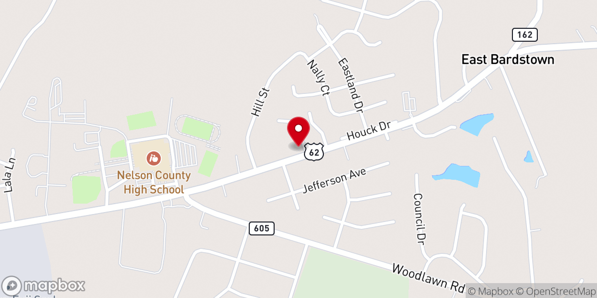 Map showing location of Good Shepherd Lutheran Church