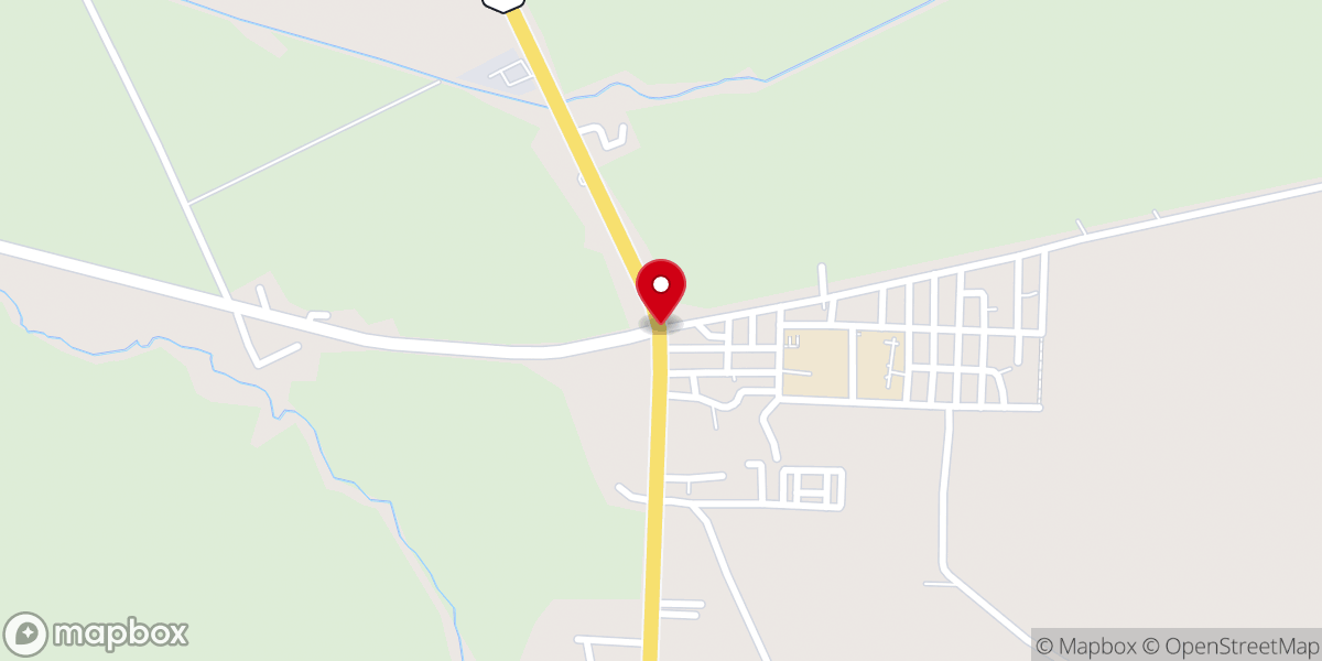 Map showing location of Christian Fellowship Church (CF Church)