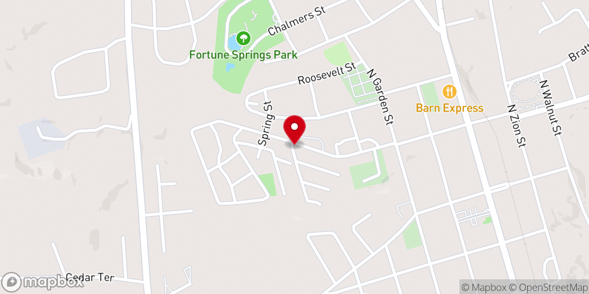 Map showing location of Zion Hill One Stop