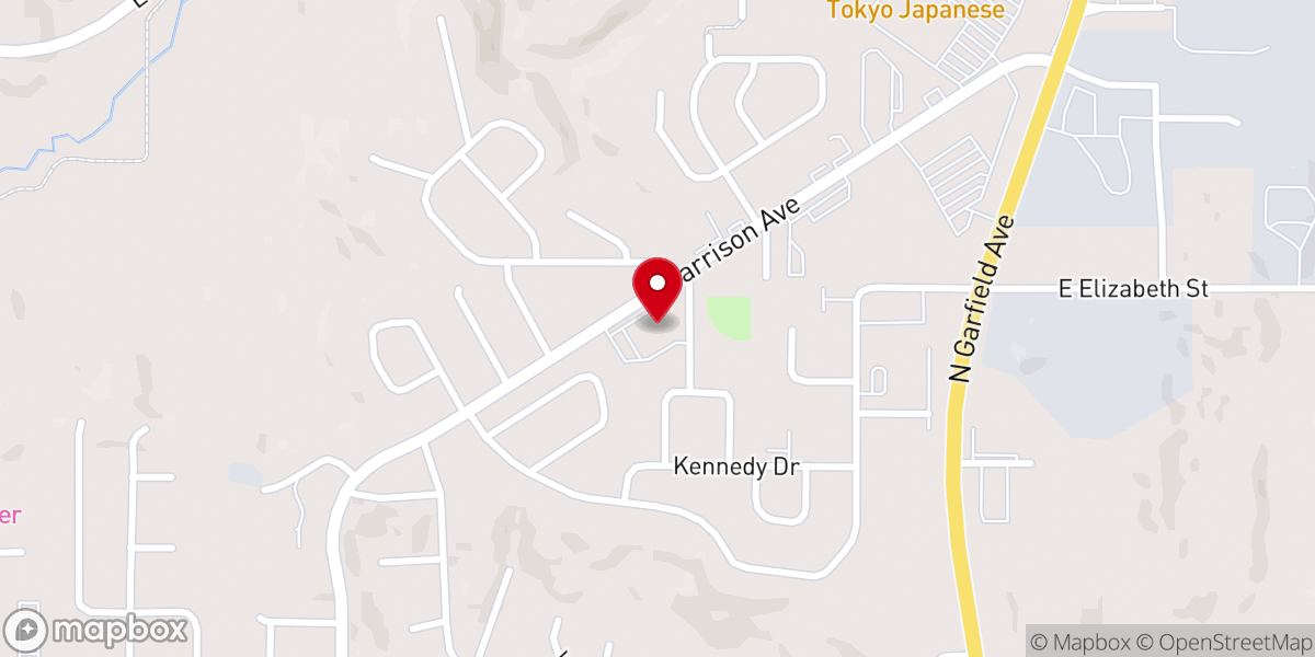 Map showing location of New Life Church
