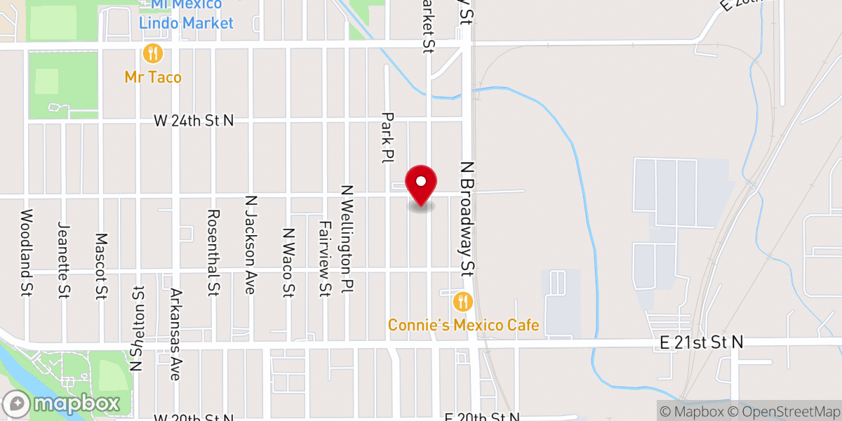 Map showing location of Our Lady of Perpetual Help Catholic Church