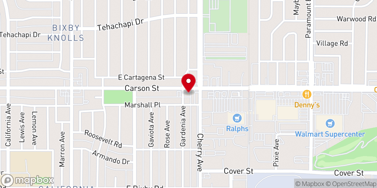 Map showing location of Resurrection Lutheran Church