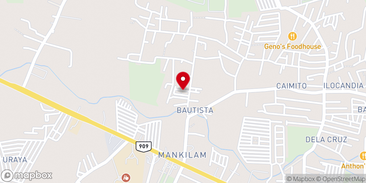 Map showing location of Grace Gospel Ambassadors for Christ