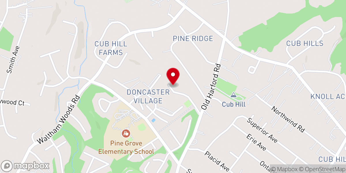 Map showing location of Loch Raven Presbyterian Church, PCA