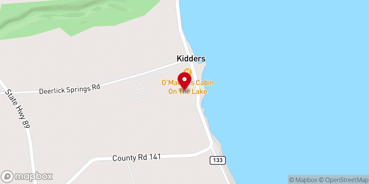 Map showing location of Christ Lutheran Church