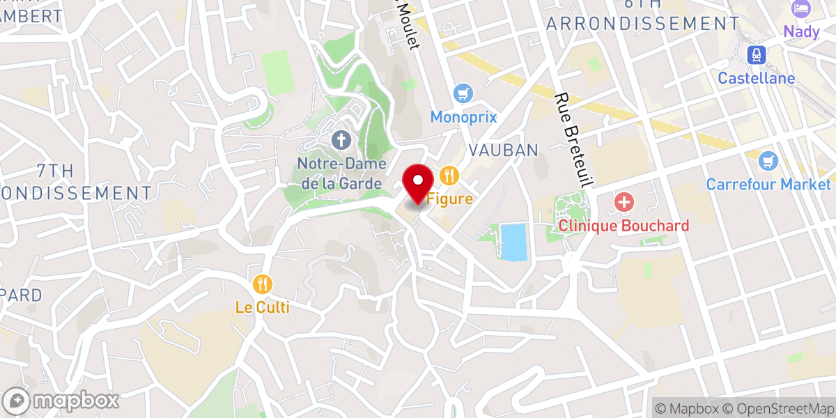 Map showing location of Paroisse Saint François d'Assise