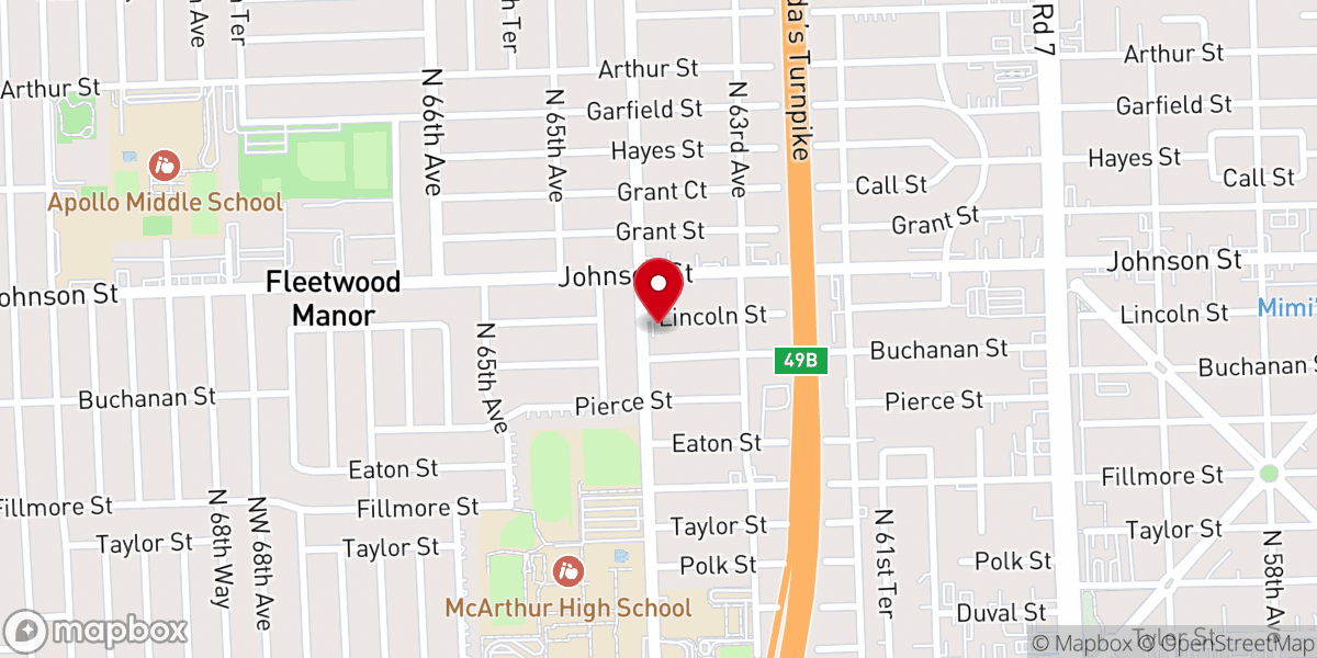 Map showing location of Advent Christian Community Church