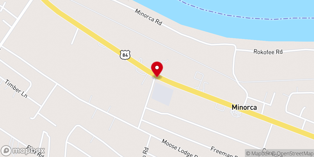 Map showing location of Bible Missionary Church
