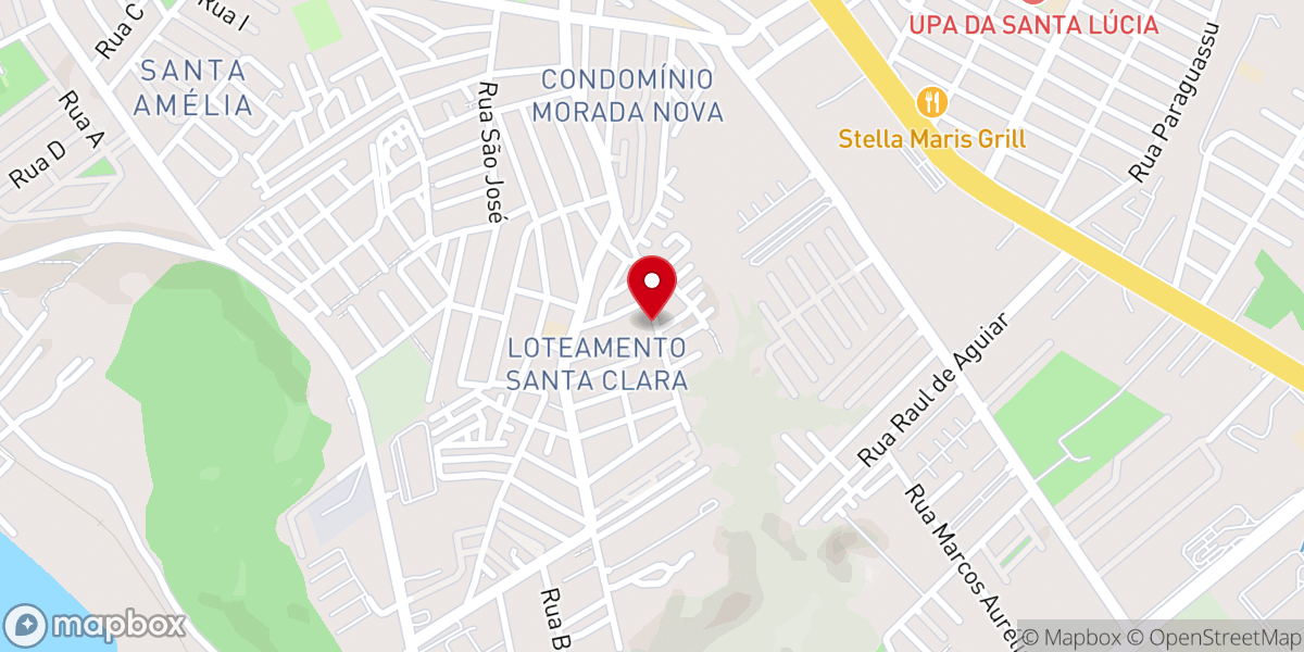 Map showing location of Assembléia de Deus Ministério Palavra da Vida
