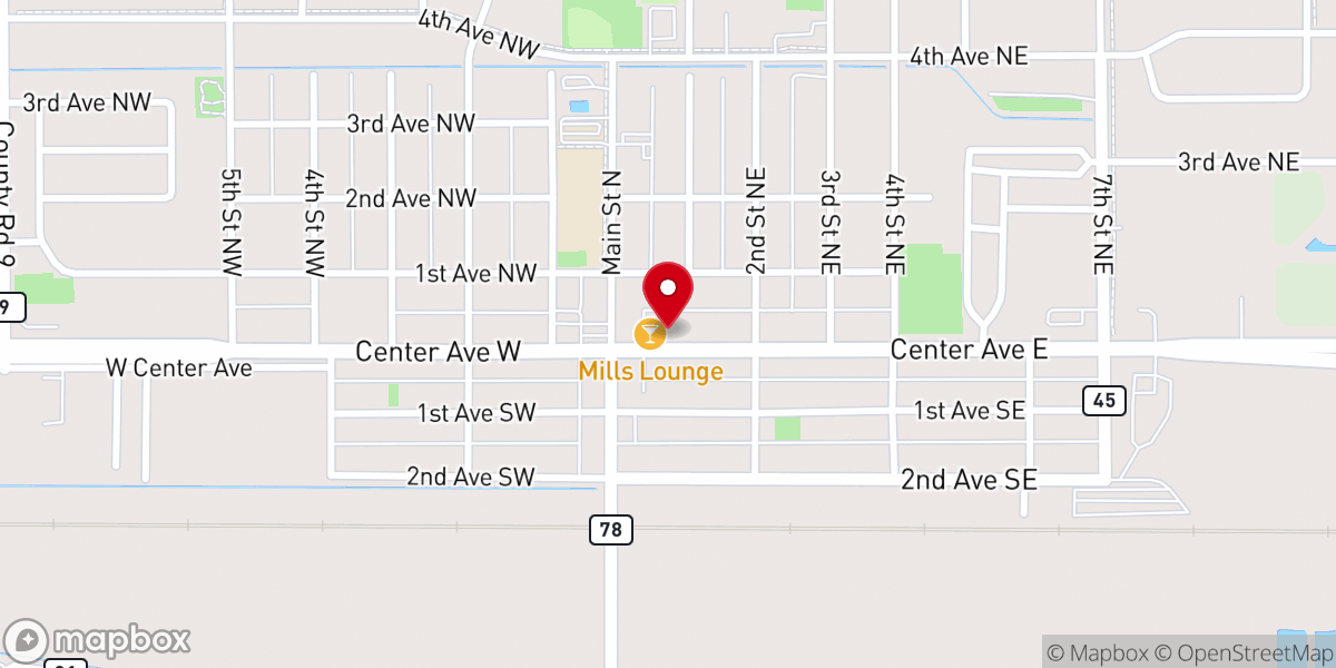 Map showing location of Seeds of Hope food pantry