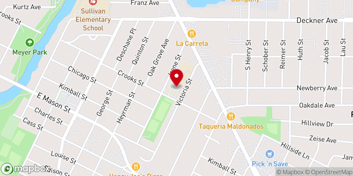 Map showing location of St. John Paul II Classical School