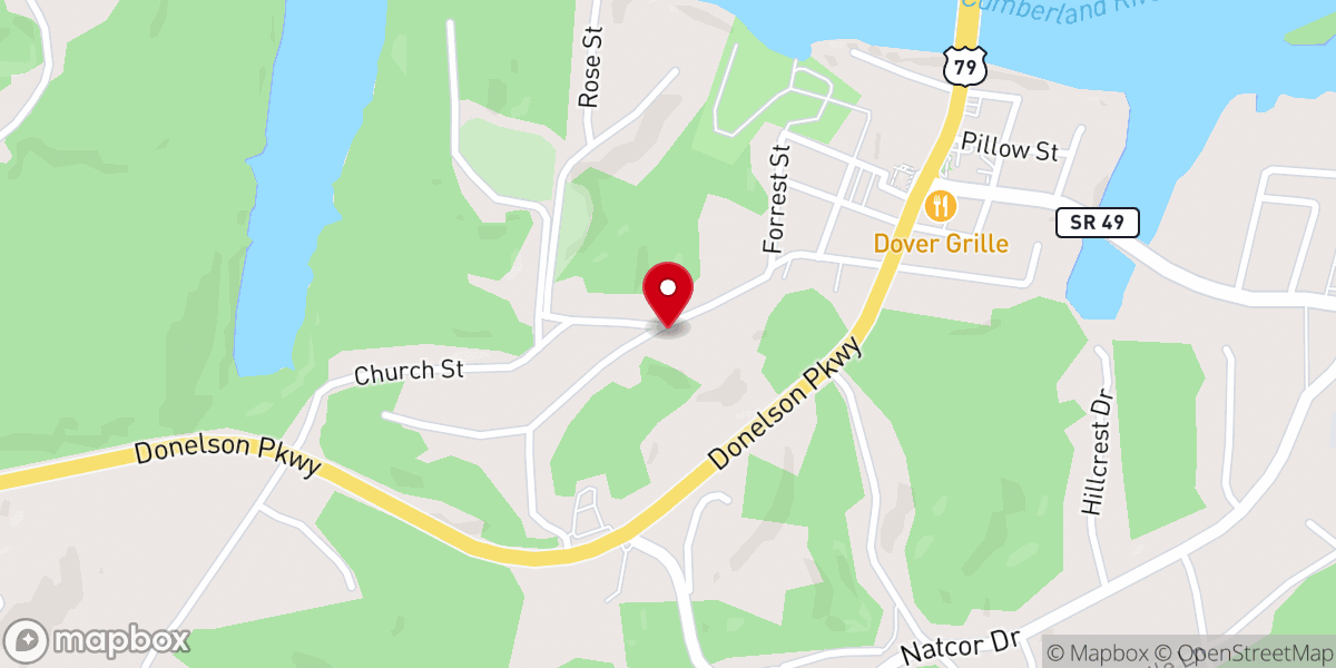 Map showing location of First Baptist Church Family Life