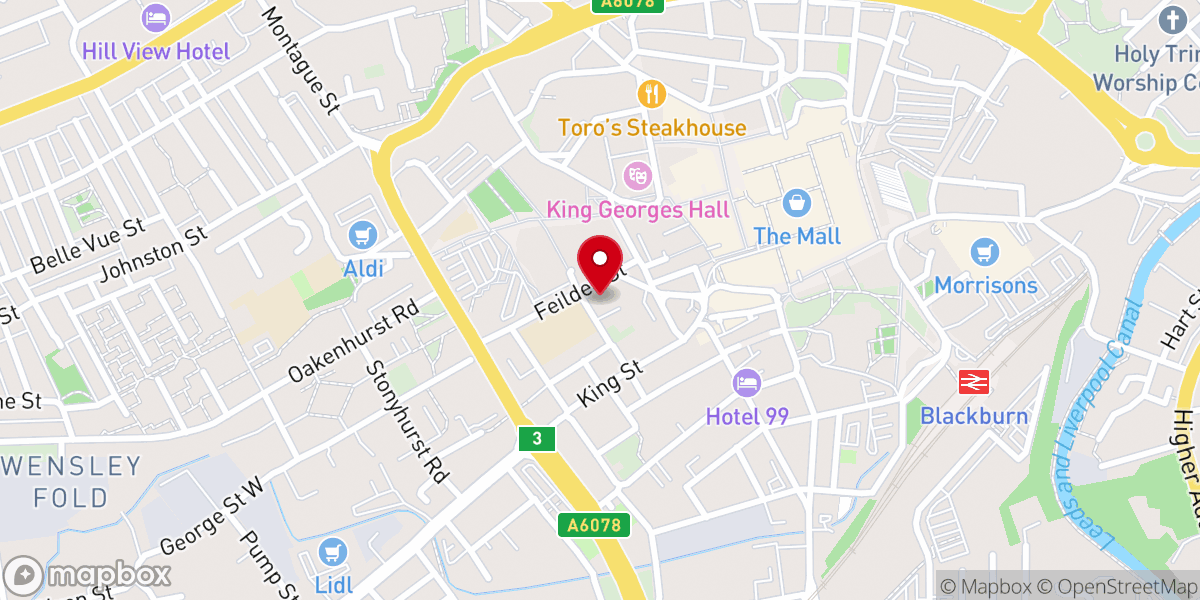 Map showing location of Community Church