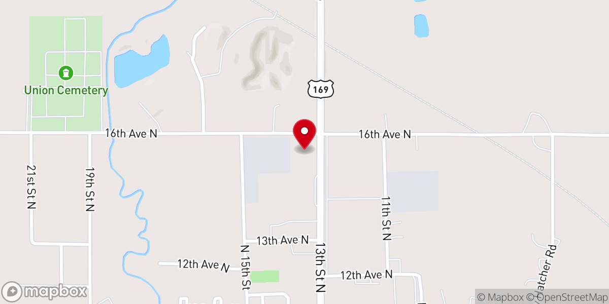 Map showing location of LifeGate Fellowship Church
