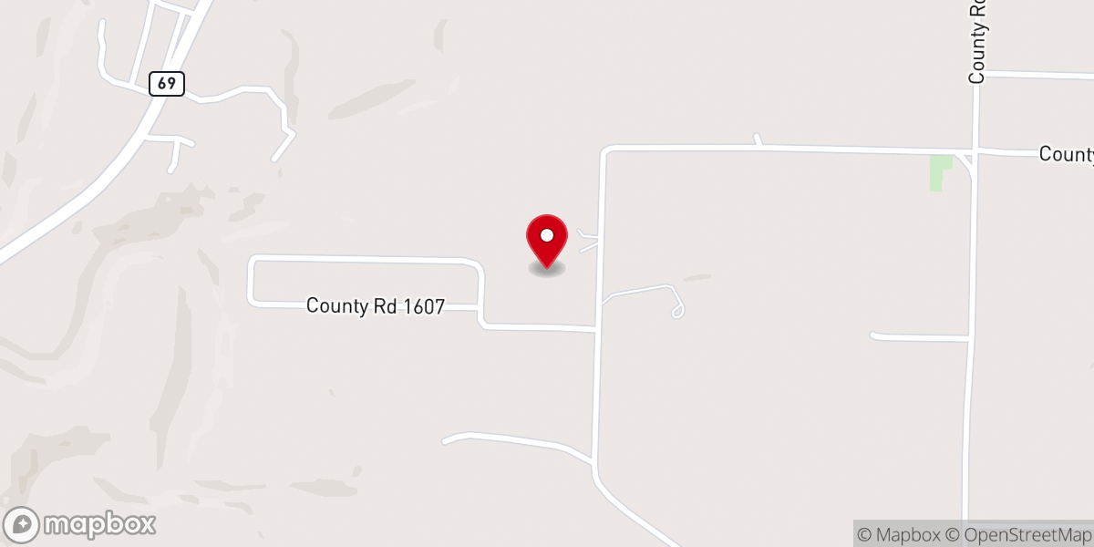 Map showing location of God S Farm Corporation