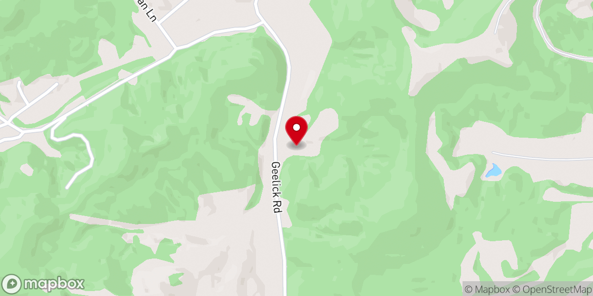 Map showing location of Fisher Baptist Camp