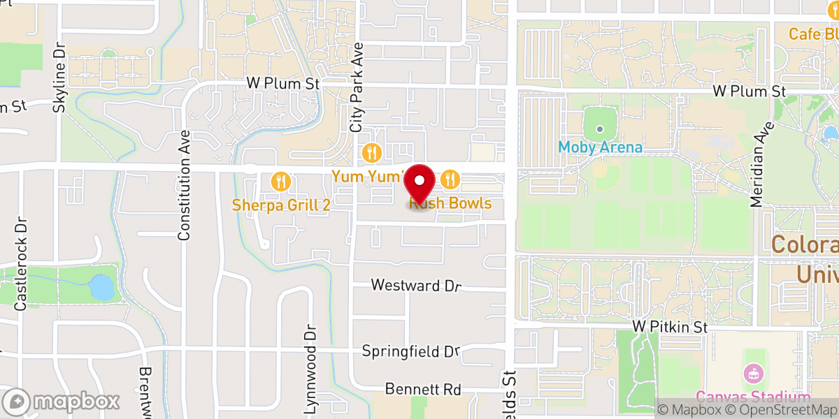 Map showing location of Saint John XXIII Catholic Church