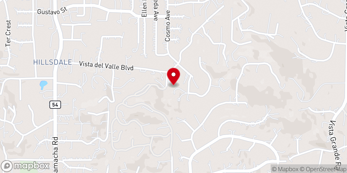 Map showing location of Southwestern Leadership Camp