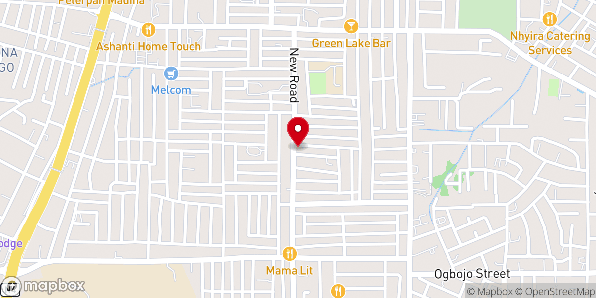 Map showing location of St. Peters Anglican Church Anglican Diocese of Accra