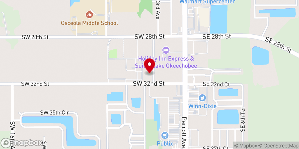 Map showing location of Faith Alive Family Church