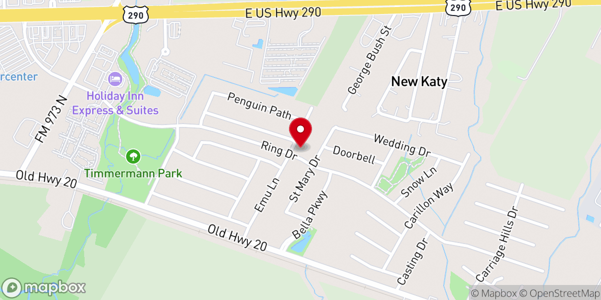 Map showing location of Spirit Embassy Austin