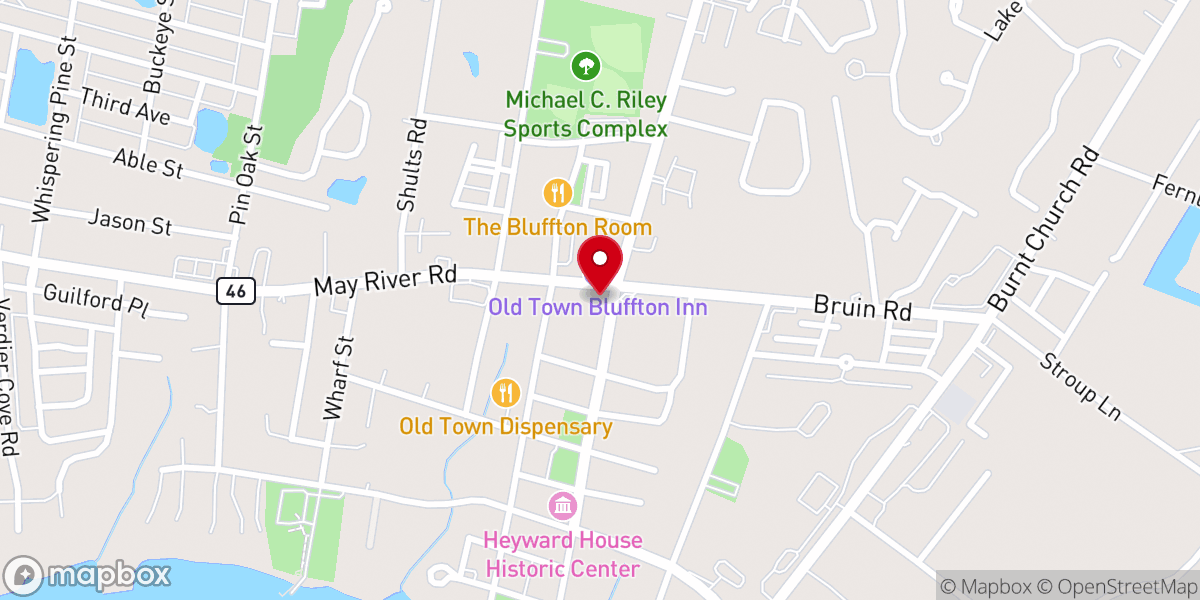 Map showing location of Cornerstone Church