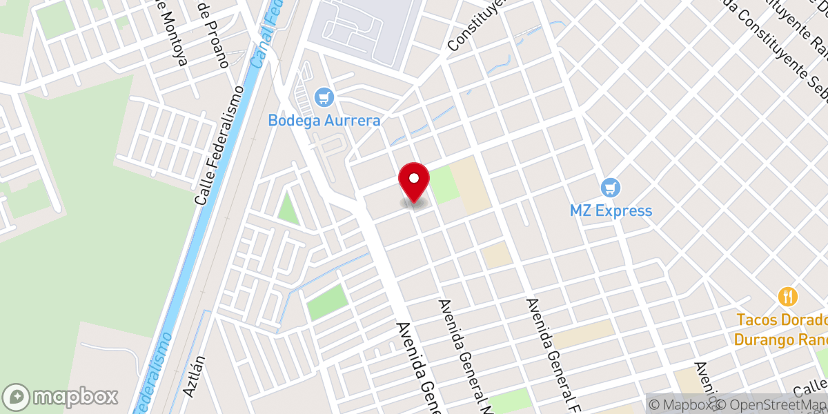 Map showing location of Iglesia Evangélica Cristiana Espiritual