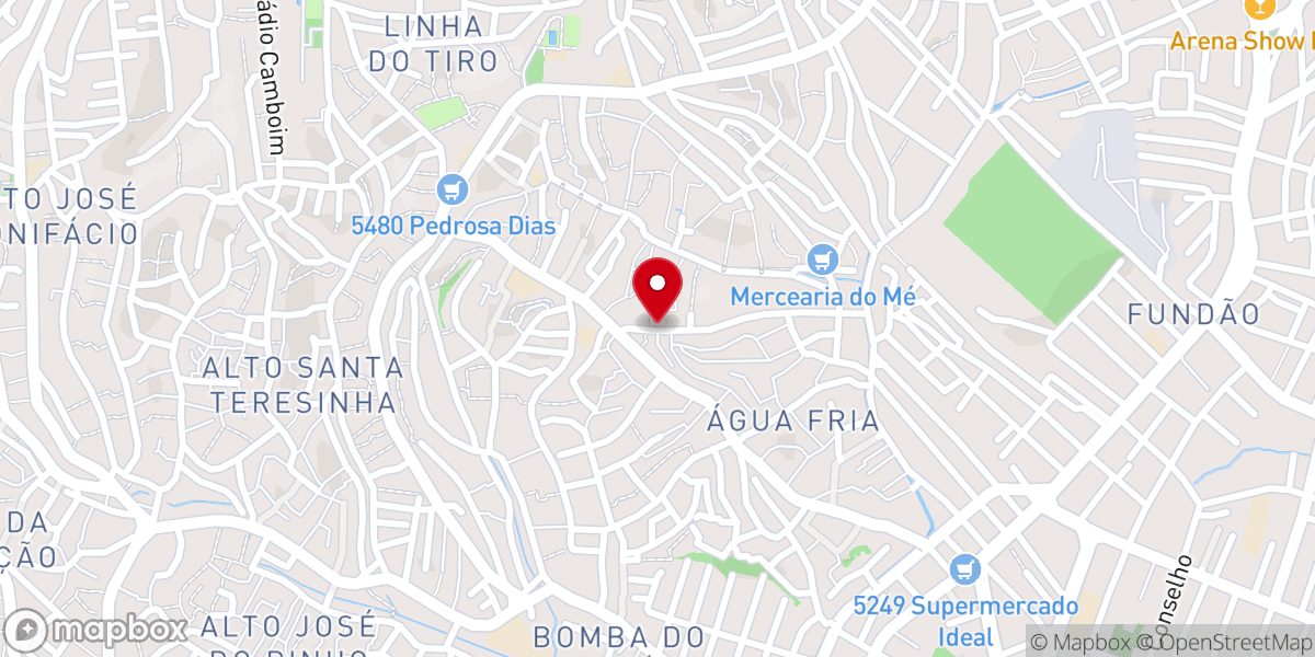 Map showing location of Igreja Pentecostal O Poder Da Fé