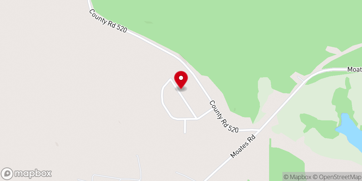 Map showing location of wesley chapel church new brockton al