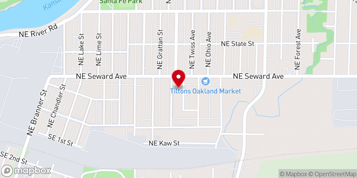 Map showing location of Sacred Heart - St. Joseph Catholic Parish