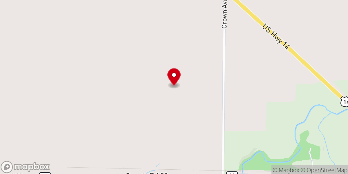 Map showing location of Plum Creek Bible Church Inc
