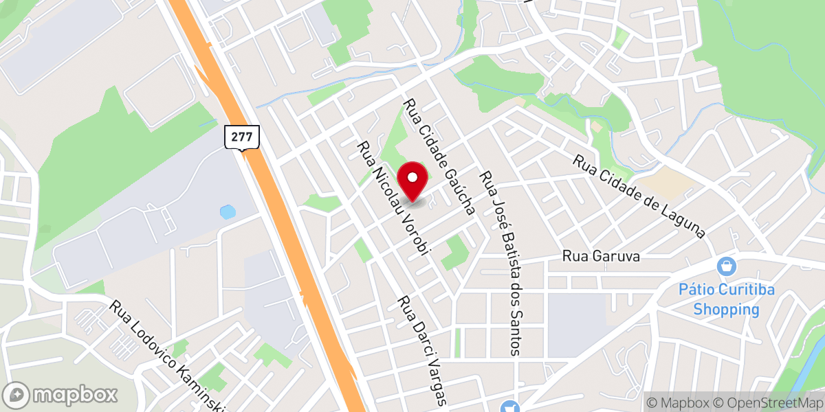 Map showing location of Assembleia de Deus