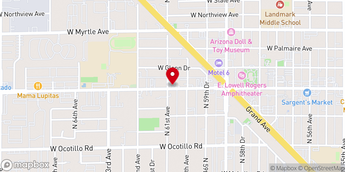 Map showing location of Great Commission Reformed Church