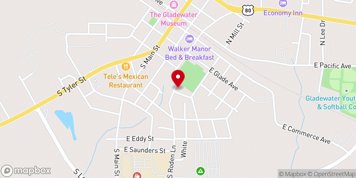 Map showing location of Union Temple CME