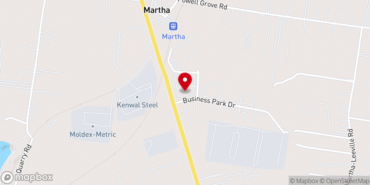 Map showing location of New Heart Christian Church
