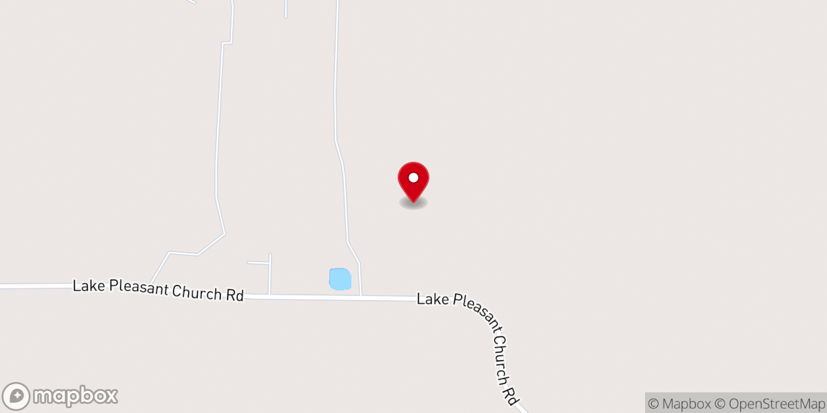 Map showing location of Titus Schrock Poultry