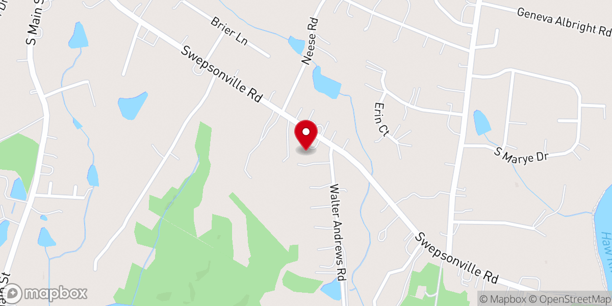 Map showing location of First Baptist Missionary Church-graham