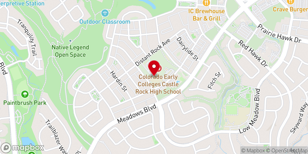 Map showing location of Calvary Crossway